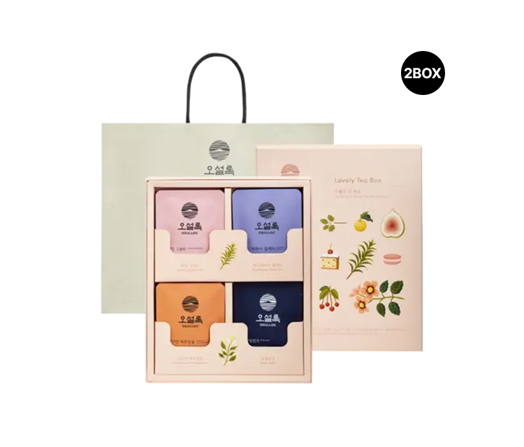 오설록 러블리 티박스 4종 x 2 set