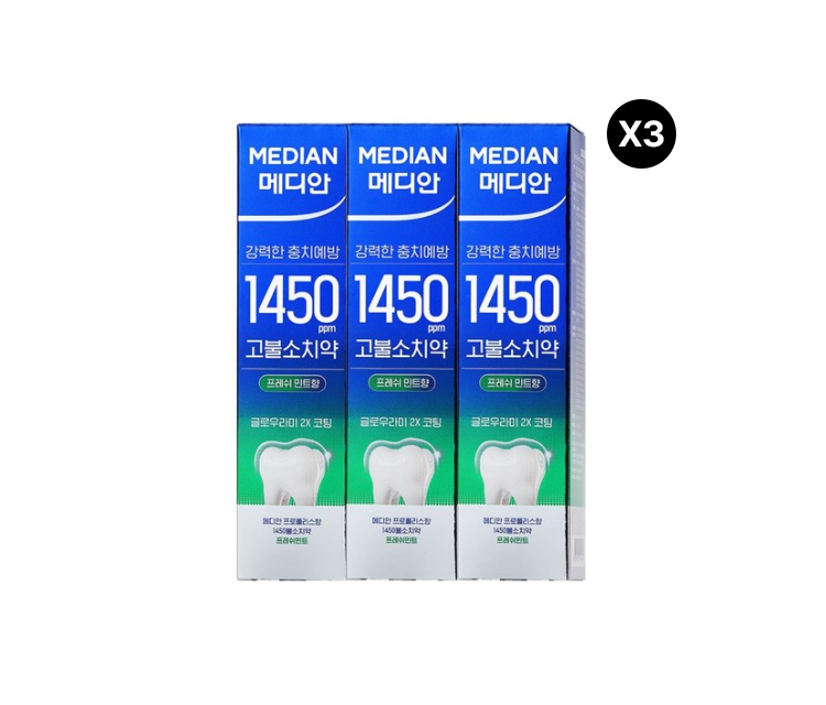 1450 고불소치약 프레쉬민트 100g 9개입